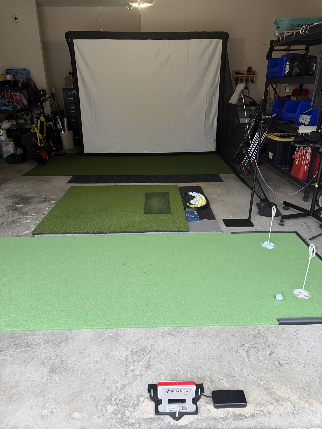 GoSports Golf Simulator Turf - 15 mm Elite Golf Mat for Indoor Home Setups - 10, 12, or 15 ft customer photo 1