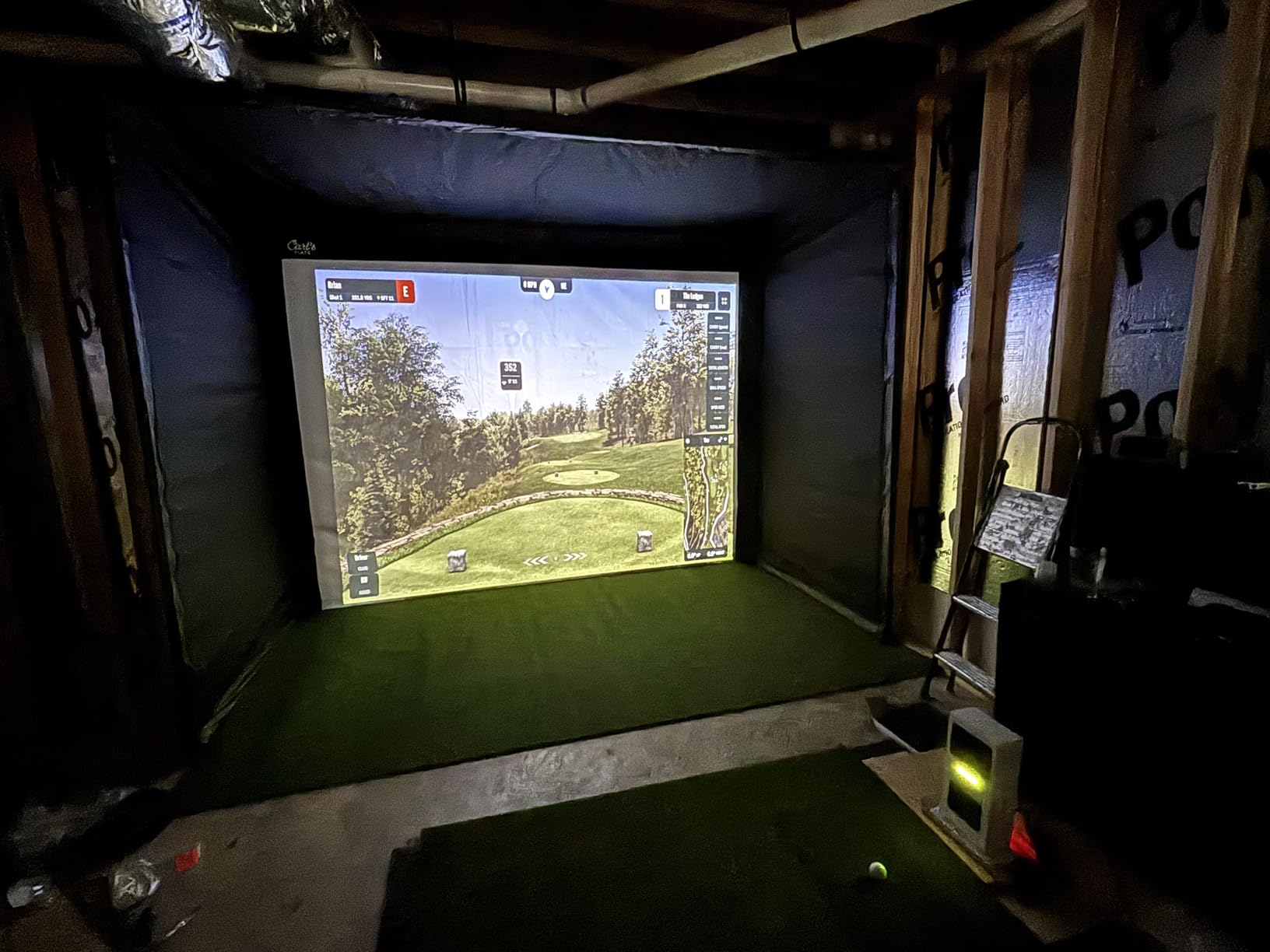 GoSports Golf Simulator Turf - 15 mm Elite Golf Mat for Indoor Home Setups - 10, 12, or 15 ft customer photo 2