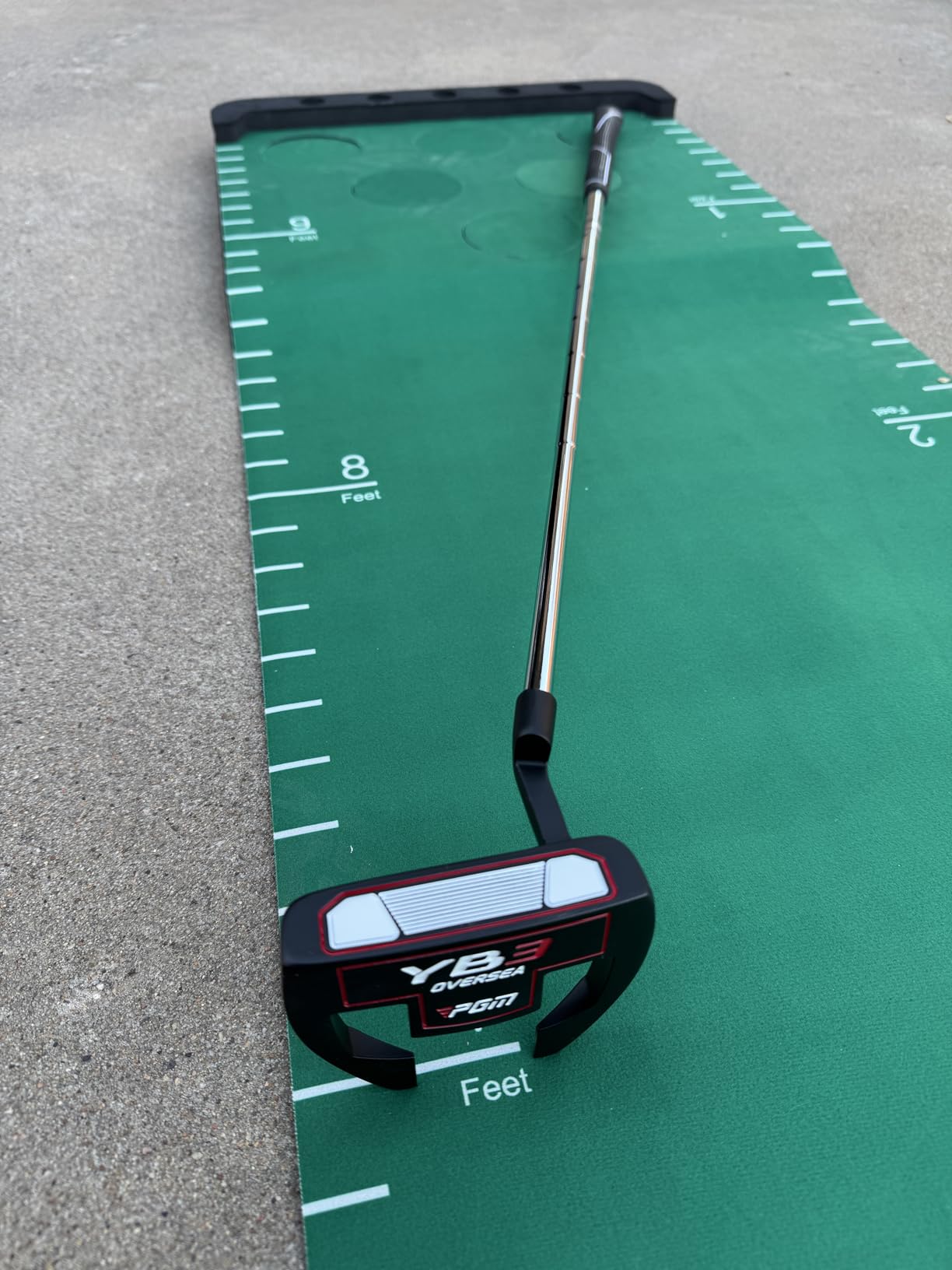 PGM Golf Putter for Men and Women - Anti-Twist Mallet Design with Alignment Guide & Stepped Shaft - Low Center of Gravity for Smooth, Accurate Putts - Right & Left Handed customer photo 2