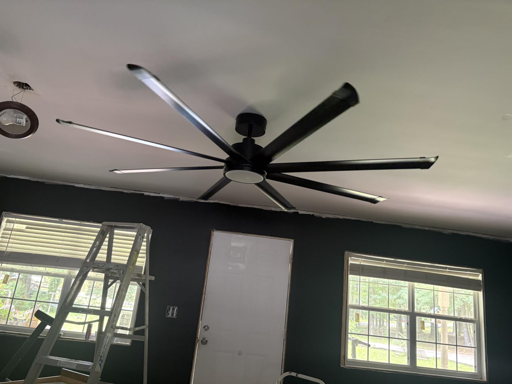 72 Inch Ceiling Fans with Lights, 8 Aluminum Reversible Blades | Industrial-Grade, Quiet DC Motor, 3CCT, Damp Rated, 6 Adjustable Speeds, Remote Control, Living Room, Garage, Shop, Gazebo customer photo 2