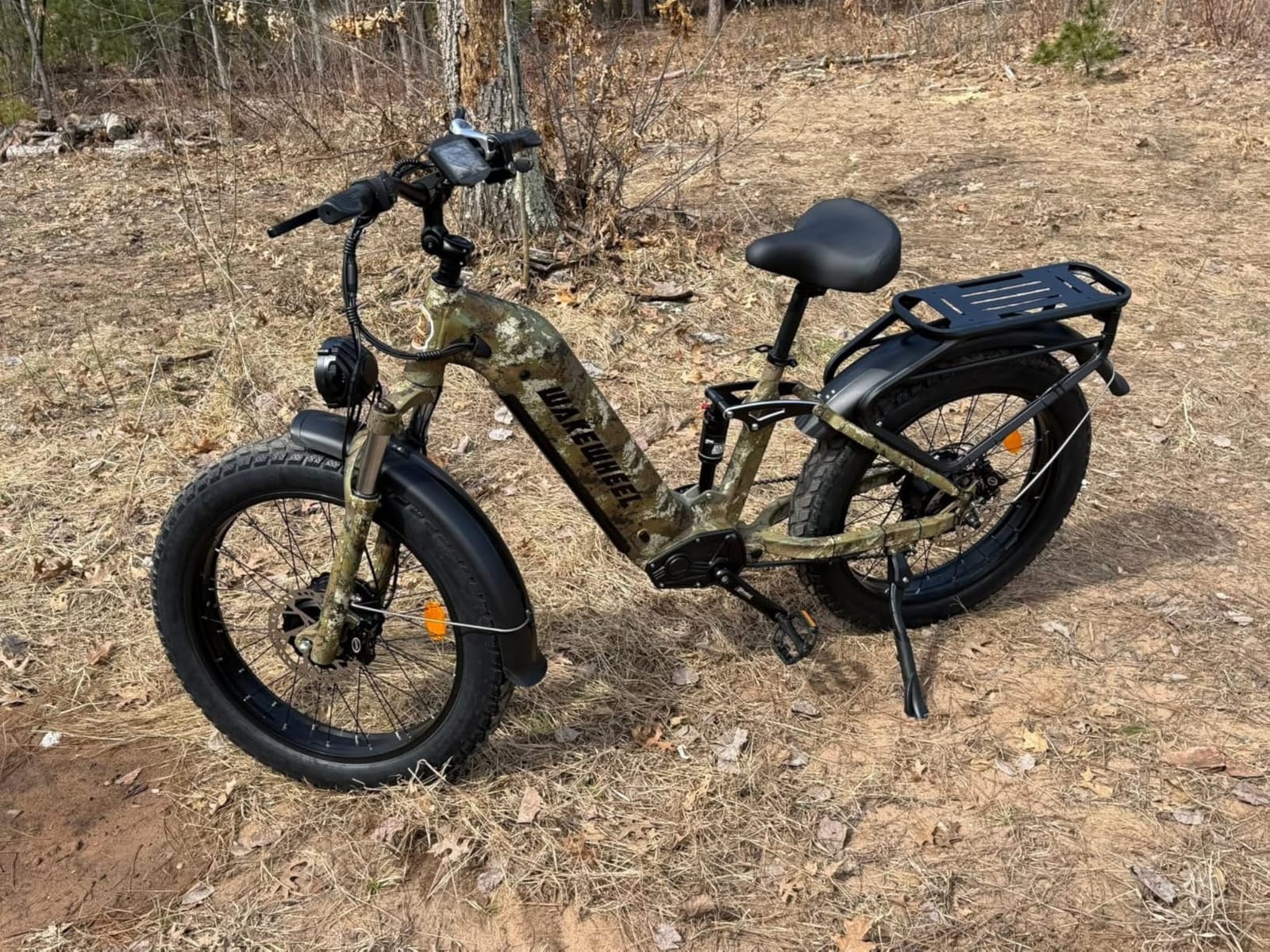 8000W Peak Dual Motor Electric Bike for Adults, 60V 32Ah 45MPH 110 Mile Range, 26
