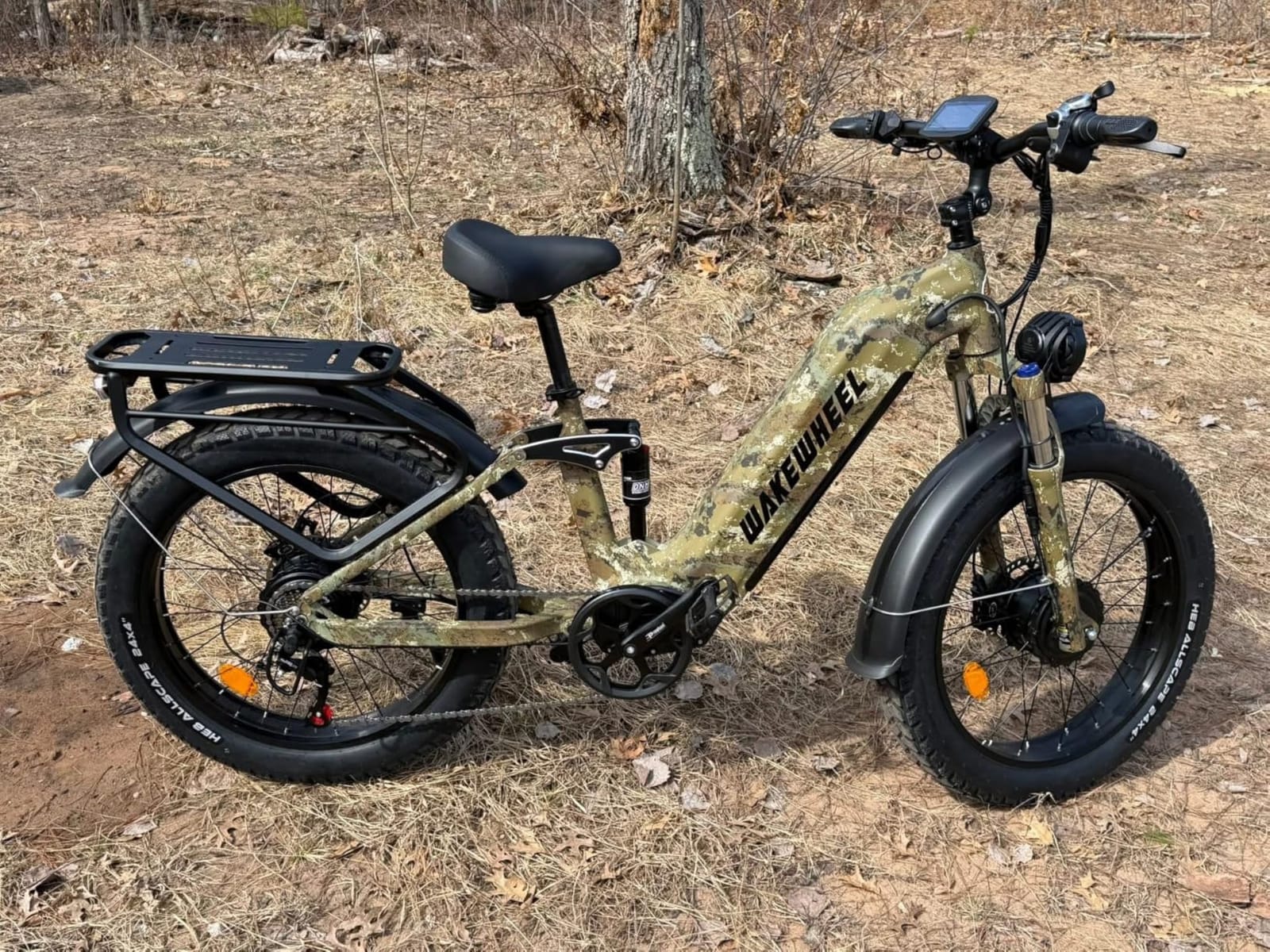 8000W Peak Dual Motor Electric Bike for Adults, 60V 32Ah 45MPH 110 Mile Range, 26