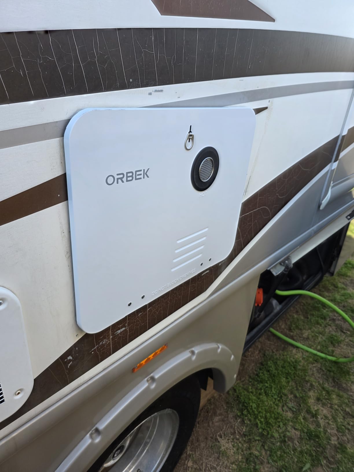 ORBEK RV Tankless Water Heater, Propane, 12V DC, For RV Family & Camper | High-Altitude Performance, Continuous On-Demand Hot Water, Remote Temperature Control, Built for RV Travel, CSA Certified customer photo 1