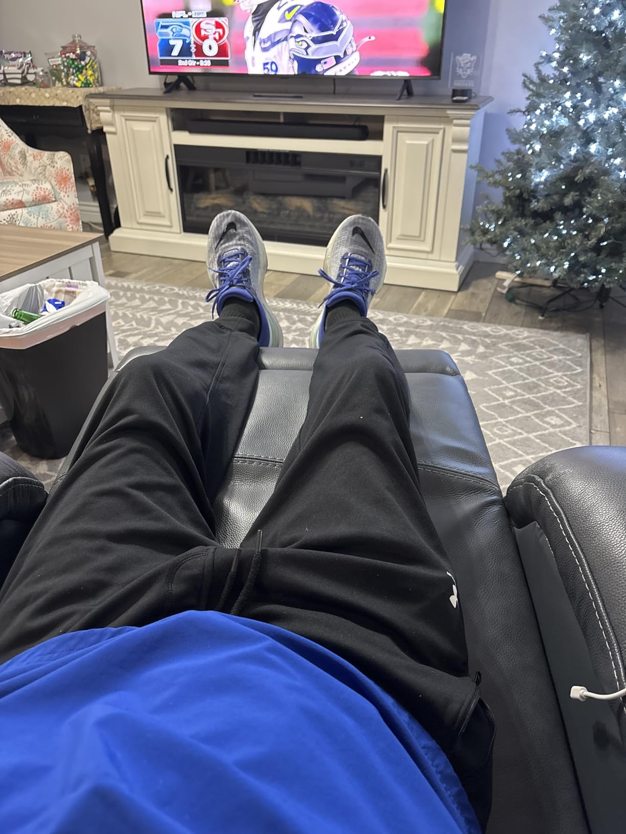 Watson & Whitely Oversized Genuine Leather Wall Hugger Power Recliner, Cafe customer photo 1