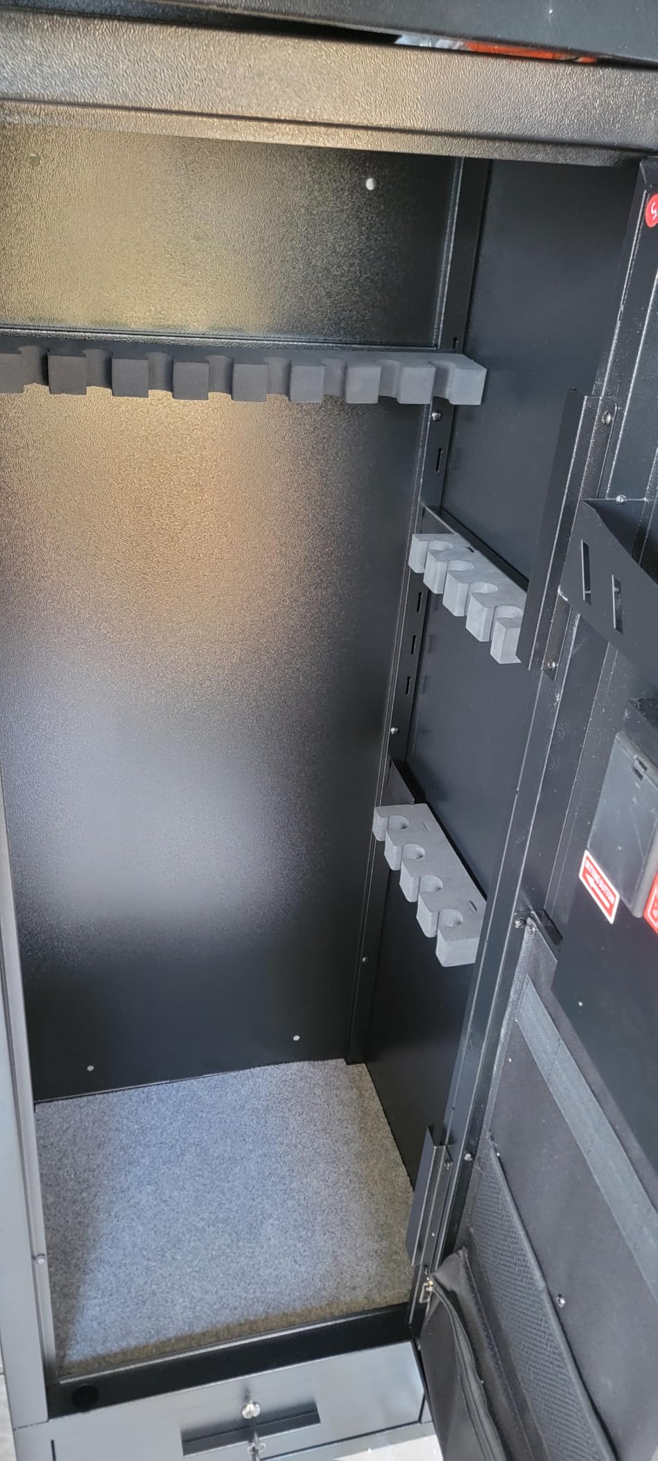 KAER 15 Gun Safe, Biometric Gun Safe for Rifles and Pistols,Gun Cabinet with Fingerprint/Keypad/Key Access,Rifle Safe with Removable Shelf and Pistol Pocket customer photo 2