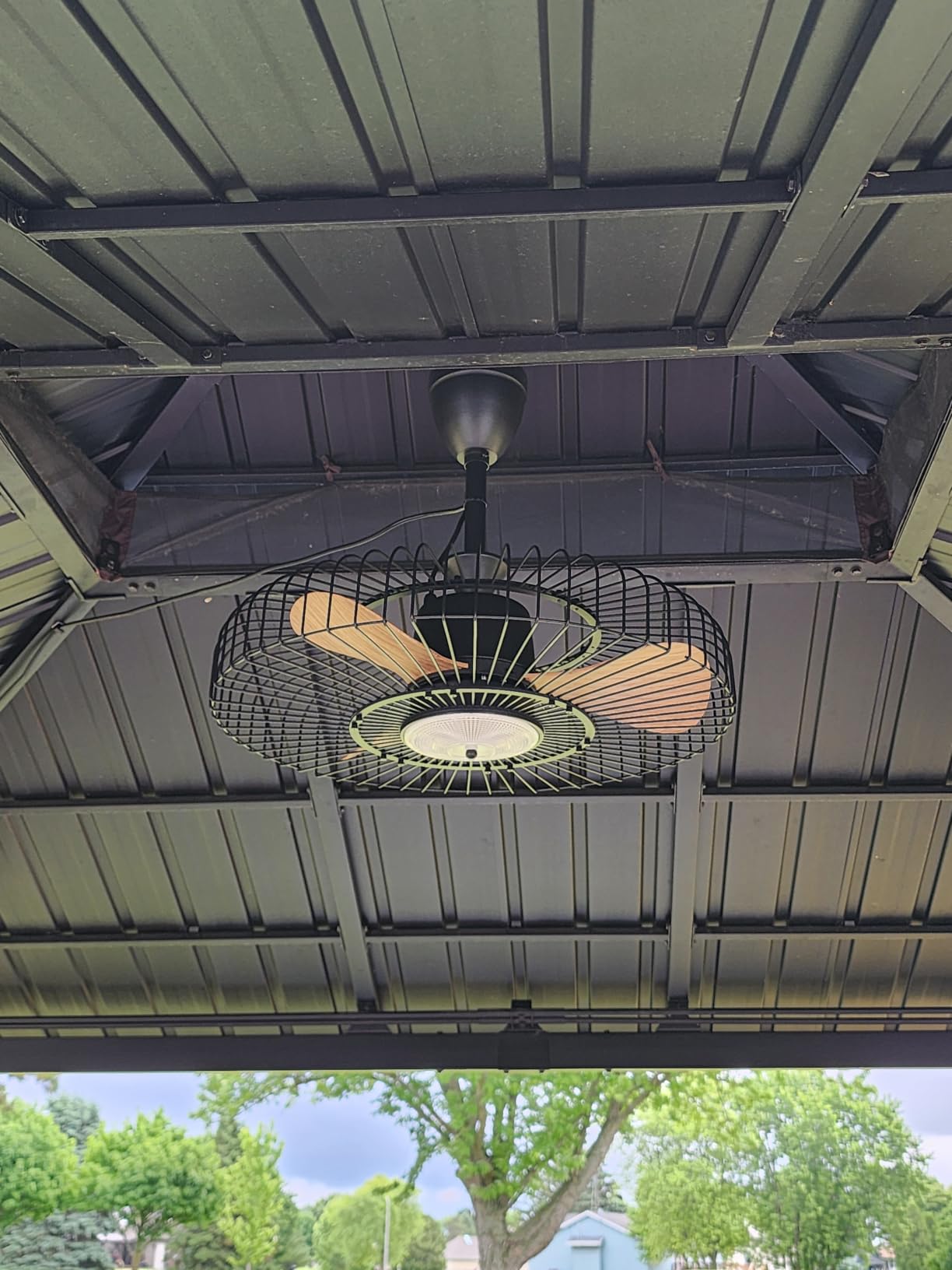 Orison Outdoor Ceiling Fans with Lights for Patio, 24