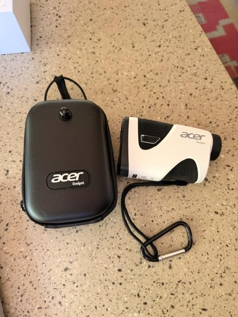 Acer Pro Golf Rangefinder with Slope Switch, Pin Lock Vibration - 1200 Yards Laser Range Finder Golf, 7X Magnification, Rechargeable Battery with Magnet Stripe, IP54 Waterproof, Golf Gifts for Men customer photo 1