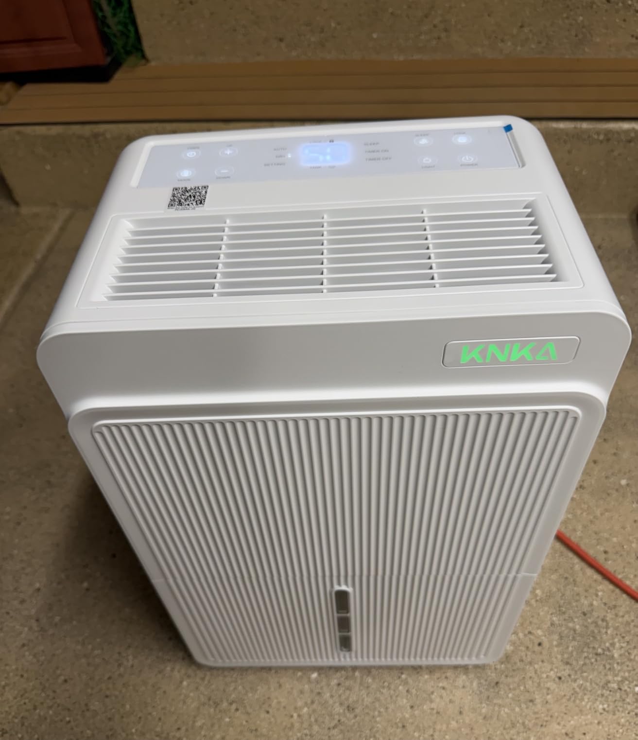 KNKA Energy Star 4500 Sq.Ft Dehumidifier, Max 80 Pint/Day Dehumidifier with Drain Hose, Dehumidifier for Basement, Bedroom, Bathroom, Large Room, Smart Humidity Control, Dual Timer, Sleep Mode customer photo 1