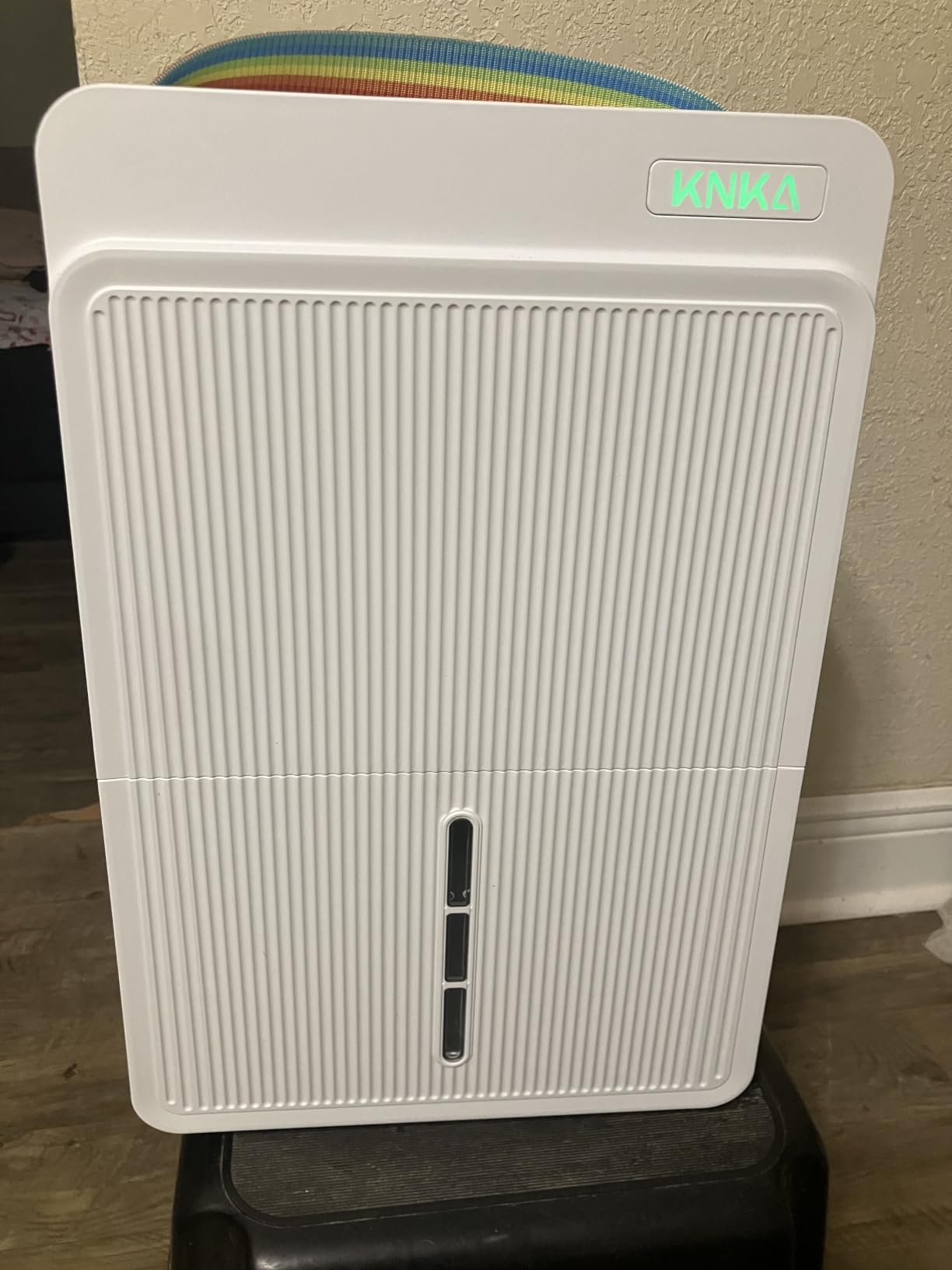 KNKA Energy Star 4500 Sq.Ft Dehumidifier, Max 80 Pint/Day Dehumidifier with Drain Hose, Dehumidifier for Basement, Bedroom, Bathroom, Large Room, Smart Humidity Control, Dual Timer, Sleep Mode customer photo 2