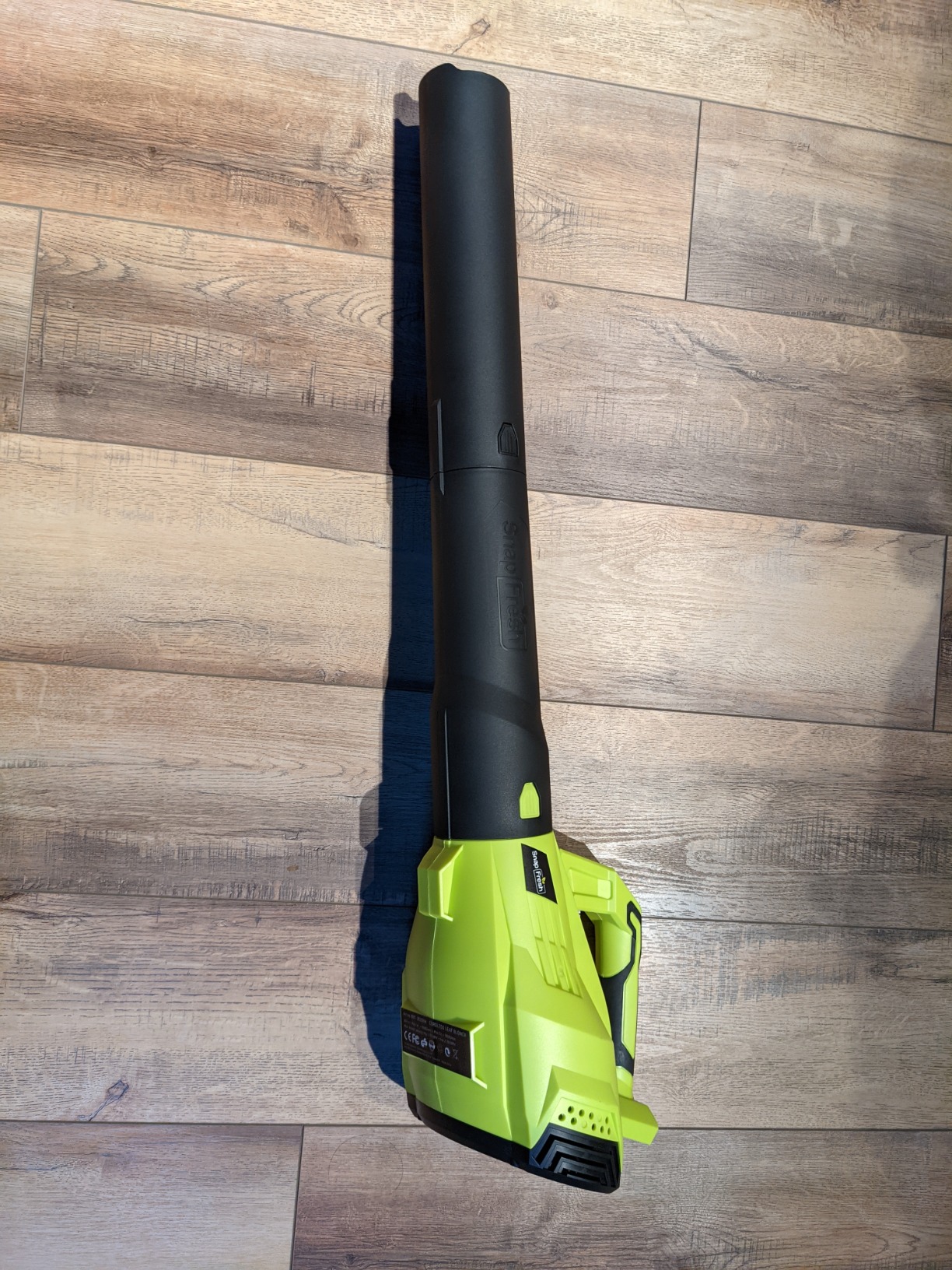 SnapFresh Leaf Vacuum, 2-in-1 Cordless Blower & Vacuum with 4.0Ah Battery | UL Certificated Battery & Charger, 20V Platform, Leaf Vacuum Cordless with Bag 5L, 2-Speed Control, 120MPH Airspeed, 1.76LBS customer photo 2