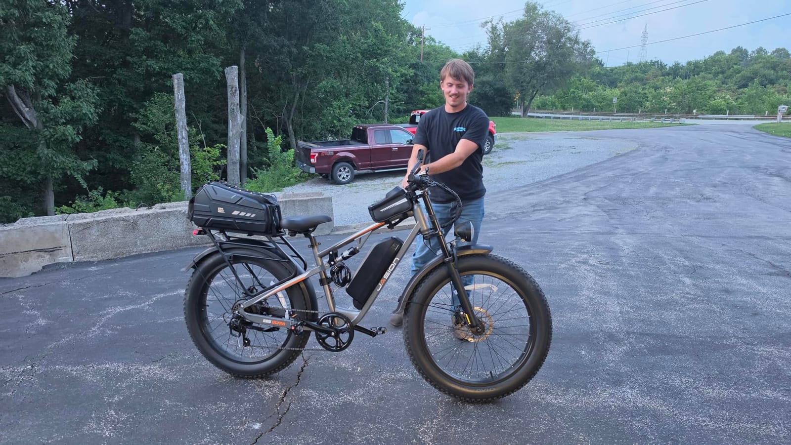 Jasion EB5 Ultra Electric Bike for Adults, 2500W Peak Motor, 52V 20Ah Removable Battery, 26