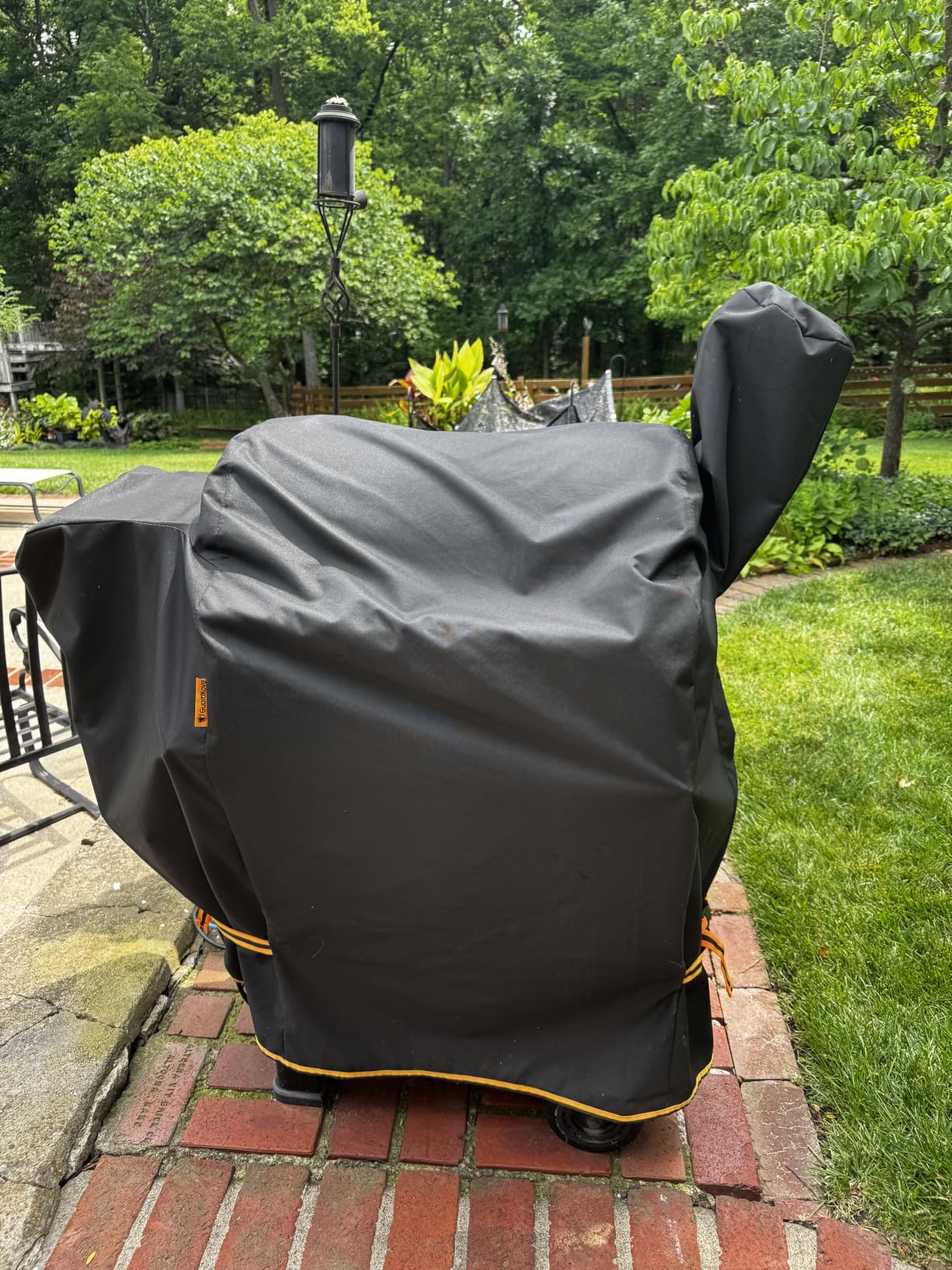1000D Heavy Duty Grill Cover for Pit Boss 820 Deluxe/Pro 850 | Waterproof, Tear & Fade Resistant Pellet Smoker Cover for Pit Boss Pro/Competition 820/850, Sportsman820 & Z Grill 700 Series customer photo 1