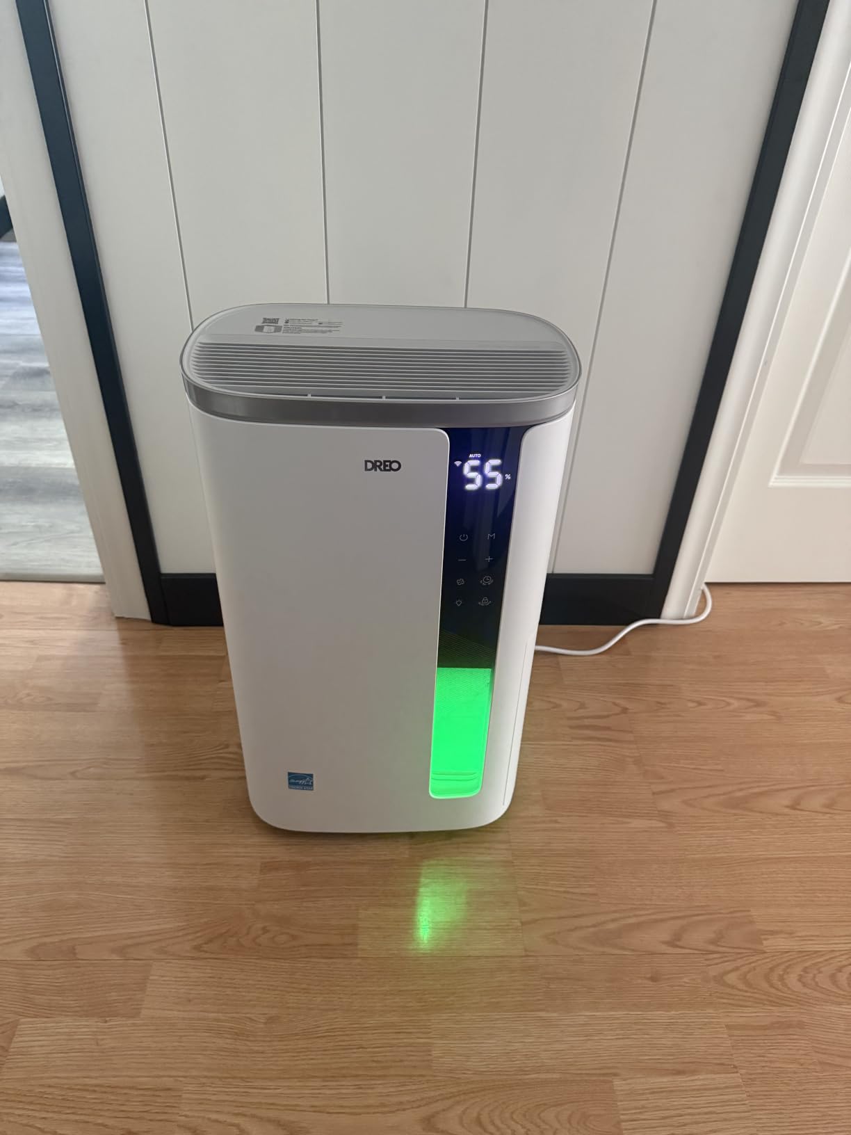 DREO Energy Star 2026 Smart Dehumidifier for Basement, 1.85 Gal Water Tank | 73 Pints, Quiet 41dB, for Home & Large Room up to 2000 Sq Ft, Drain Hose Included, Auto Humidity Control, 3 Fan Speeds, Timer customer photo 2