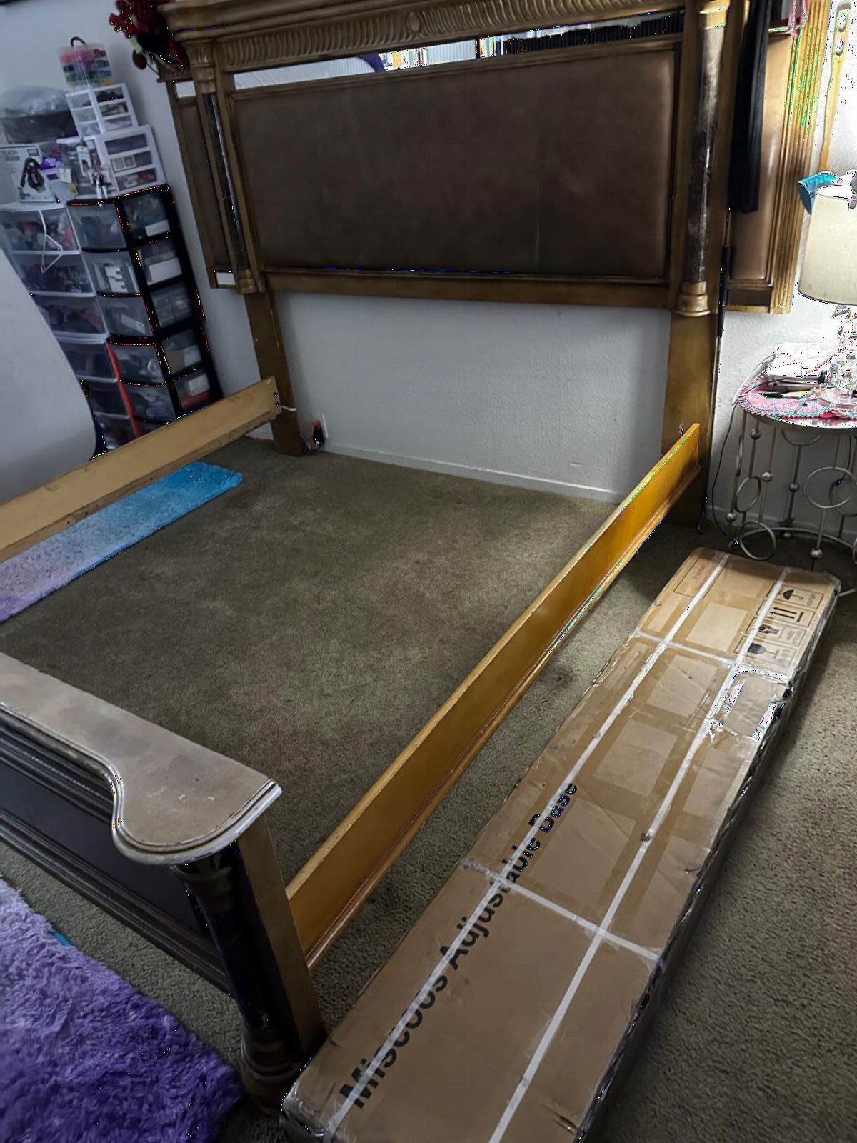 Mixcous Full Size Adjustable Bed with Remote and USB Ports, Quiet Motor customer photo 1