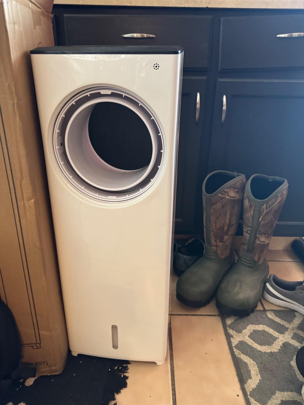 Windowless Portable Air Conditioners w/Dual Tank for 24H Cooling 600Sq.ft, 6 Ice Packs, 4 Modes&3 Speeds Swamp Cooler, 12H Timer 26Ft Remote, 120°Swing Evaporative Air Cooler for Room Bedroom customer photo 1