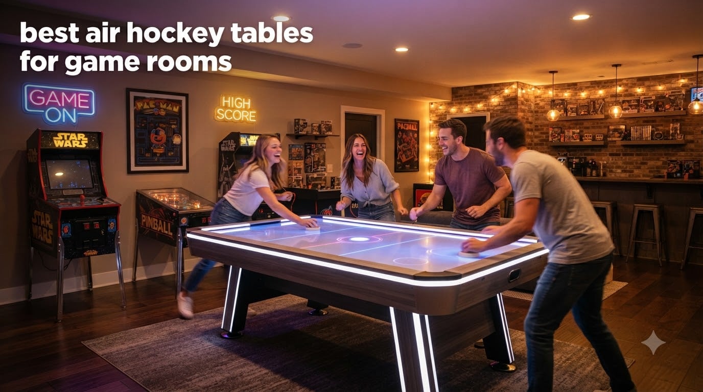 best air hockey tables for game rooms