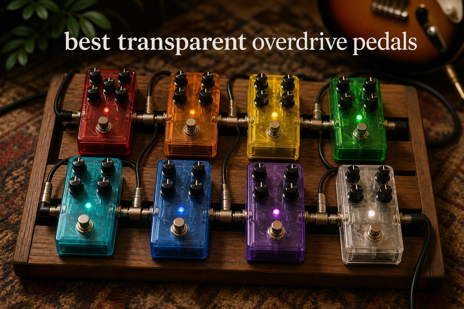 best transparent overdrive pedals