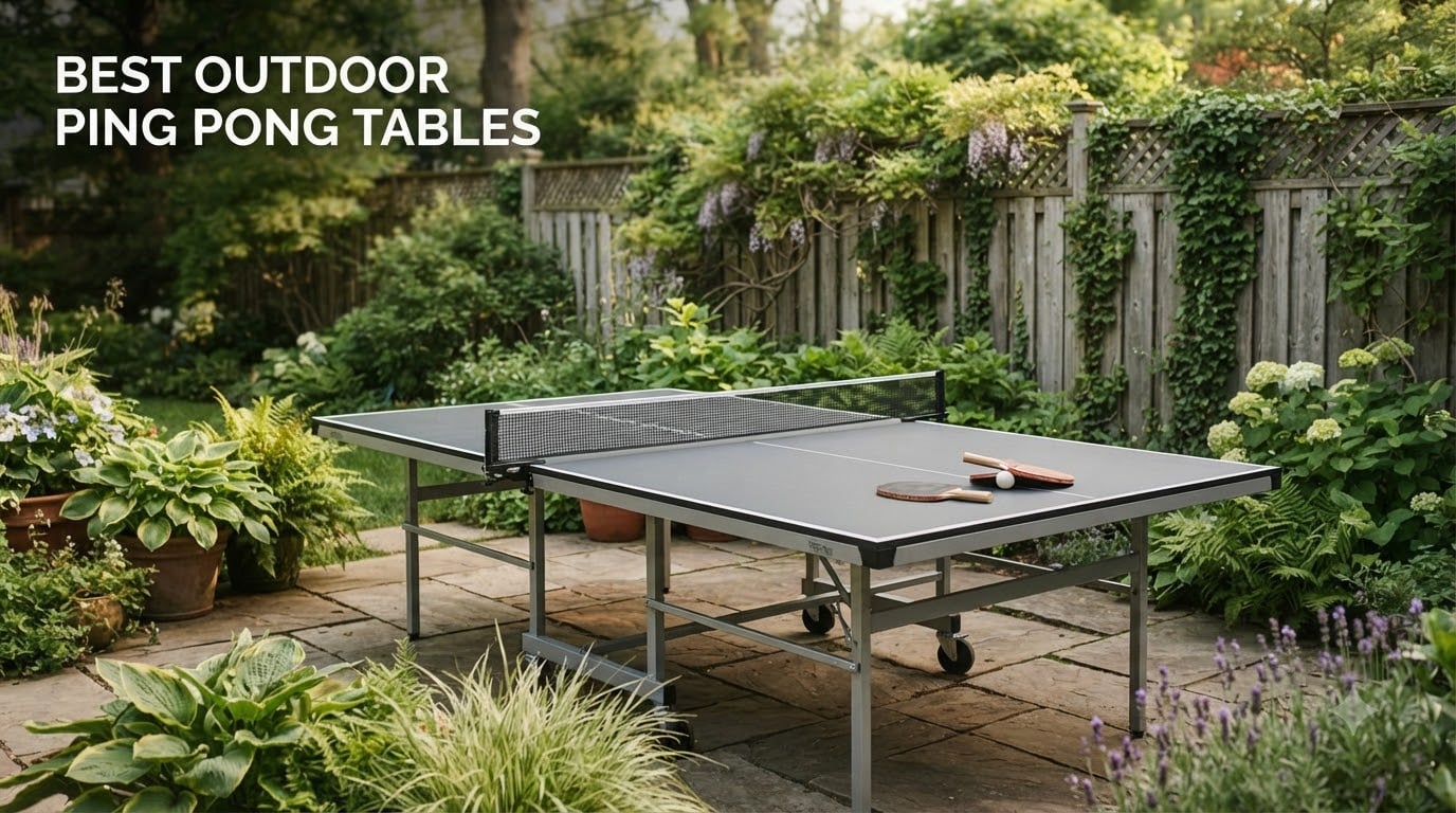best outdoor ping pong tables