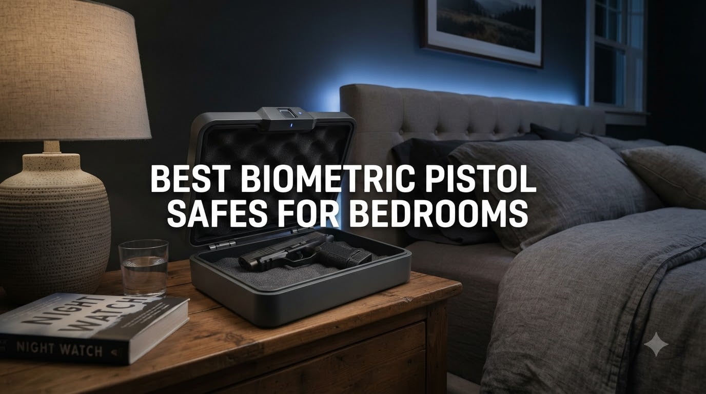 best biometric pistol safes for bedrooms