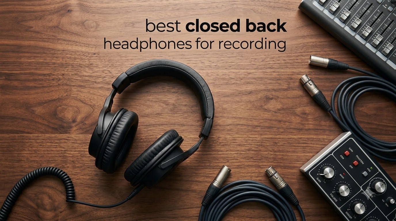 best closed back headphones for recording