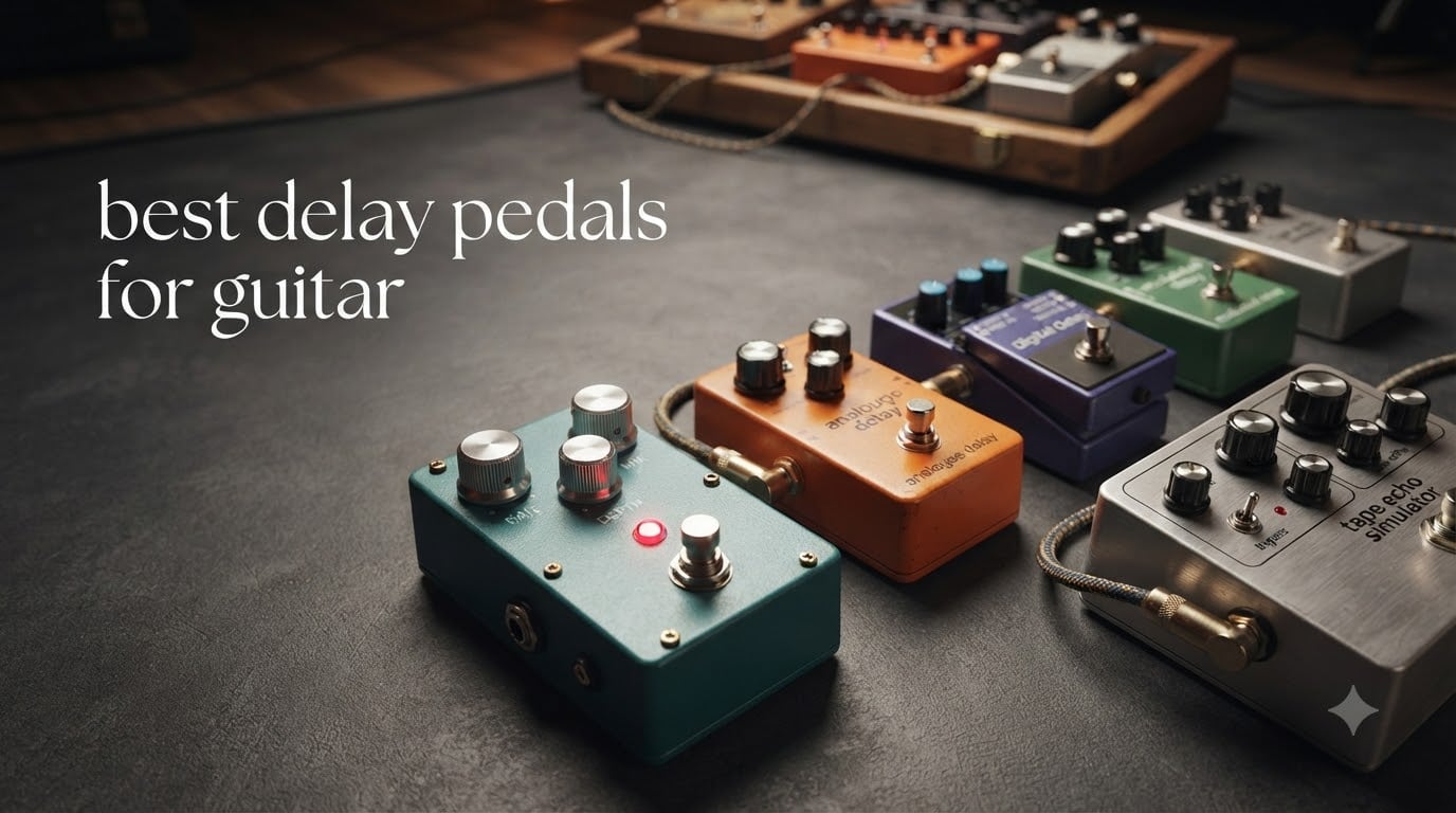 best delay pedals for guitar