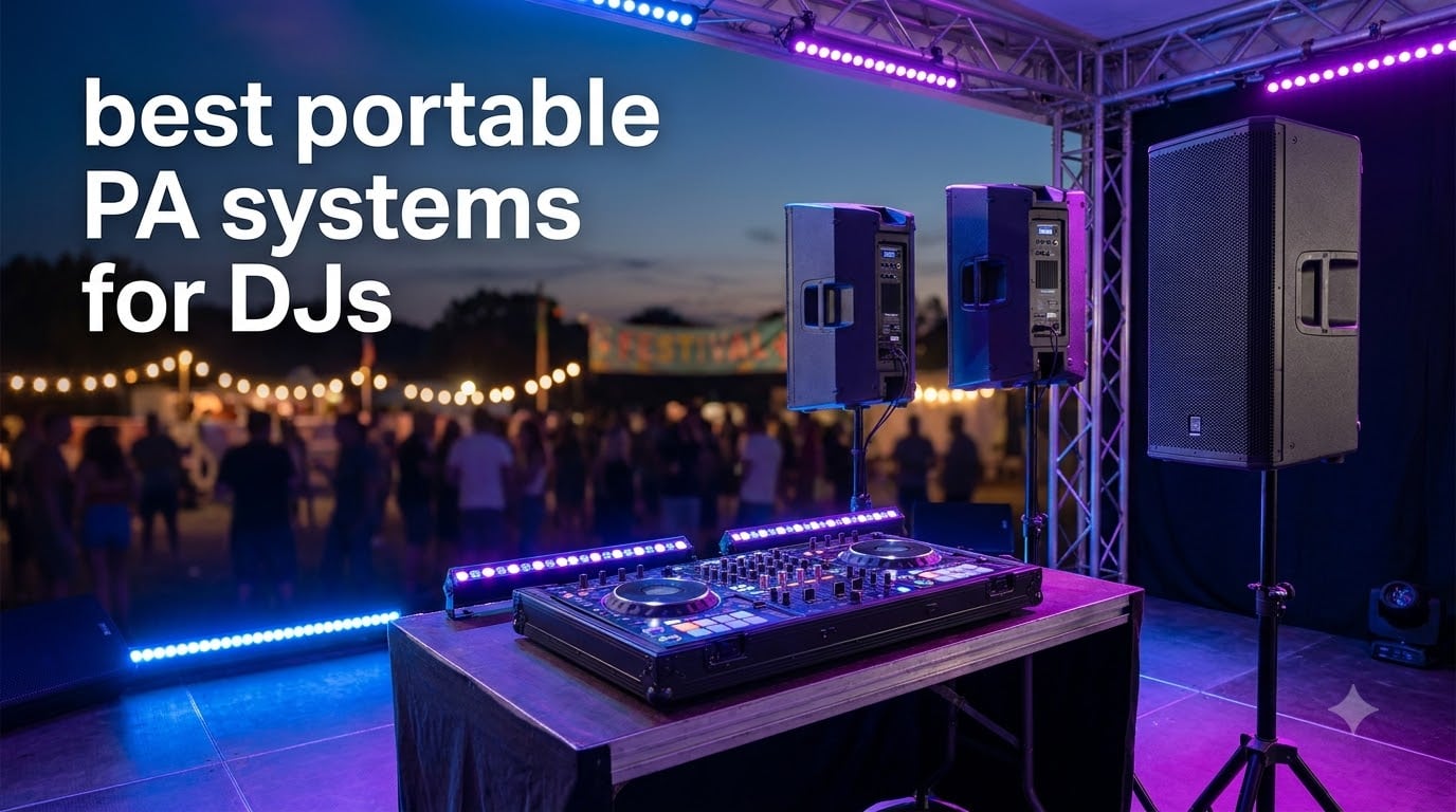 best portable PA systems for DJs