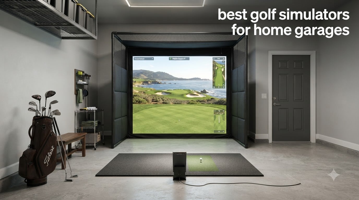 best golf simulators for home garages