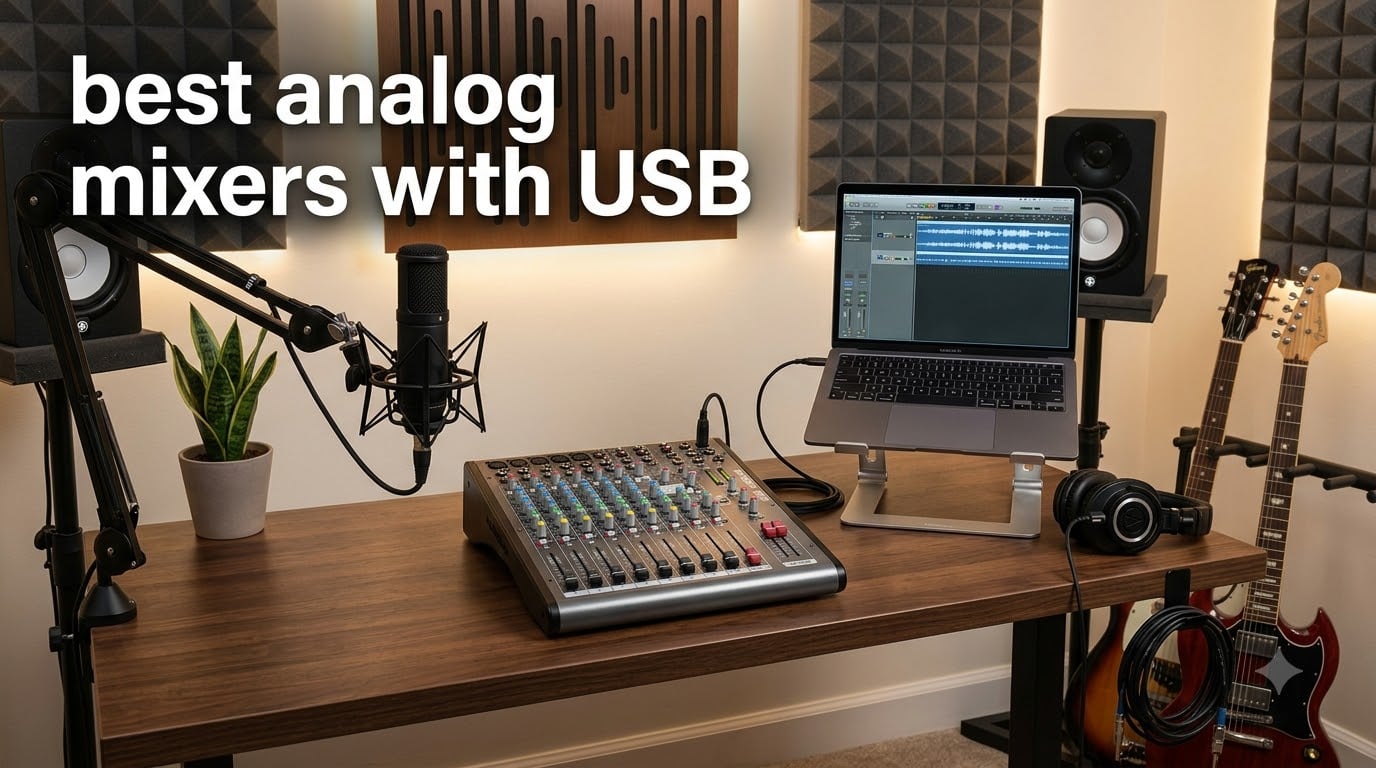 best analog mixers with USB