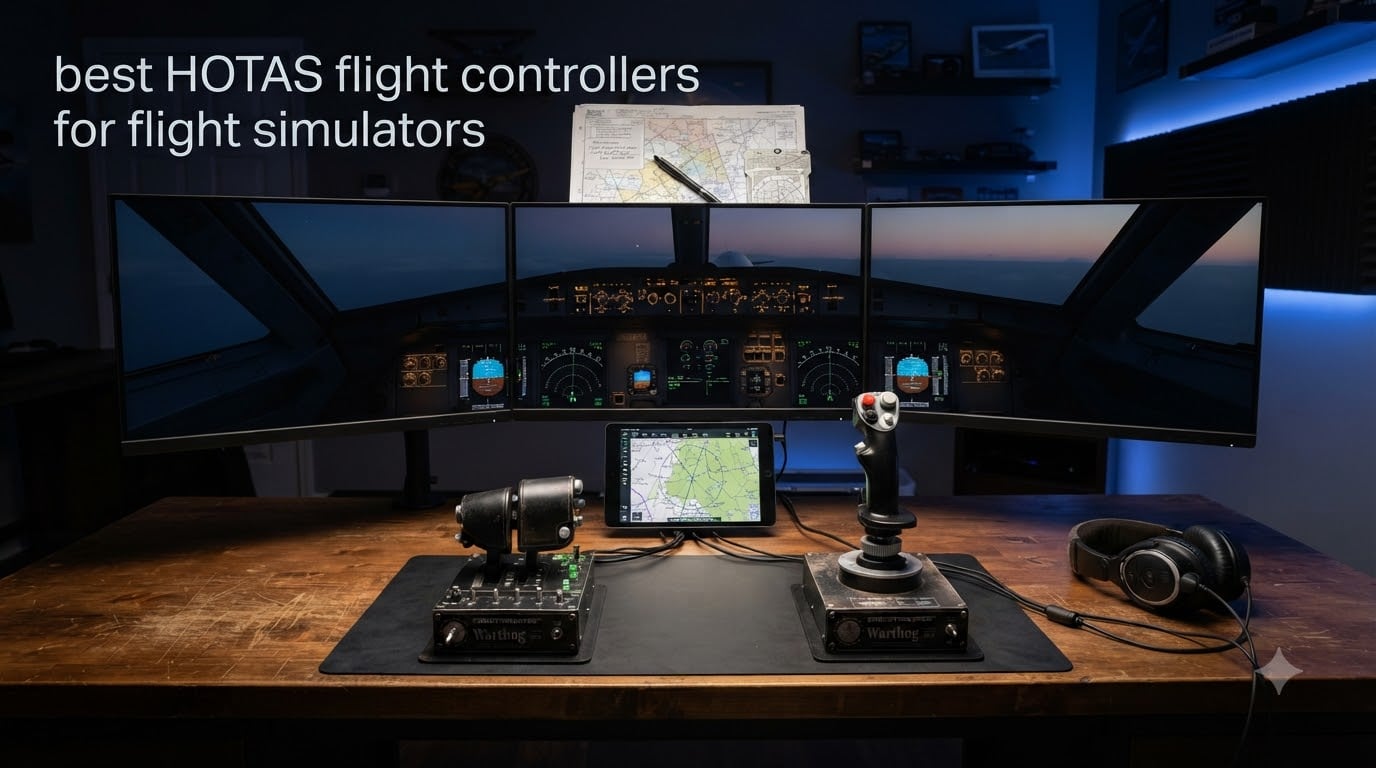 best HOTAS flight controllers for flight simulators