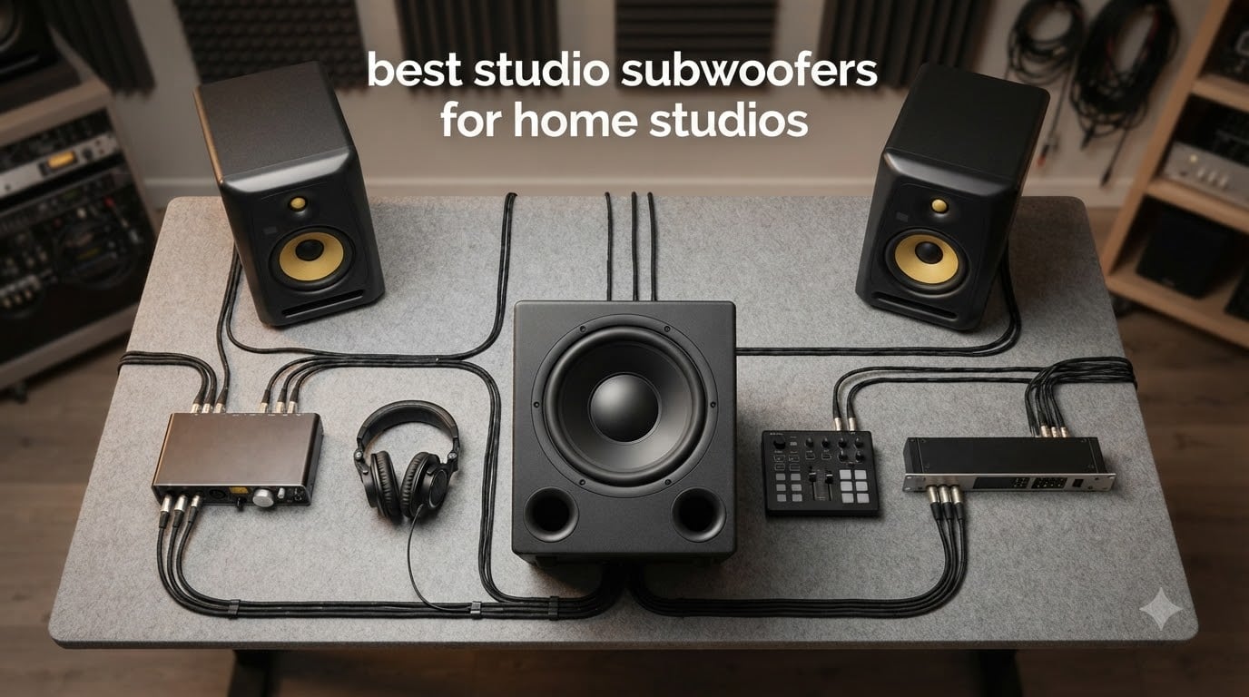 best studio subwoofers for home studios