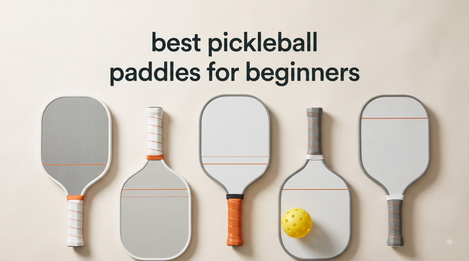 best pickleball paddles for beginners