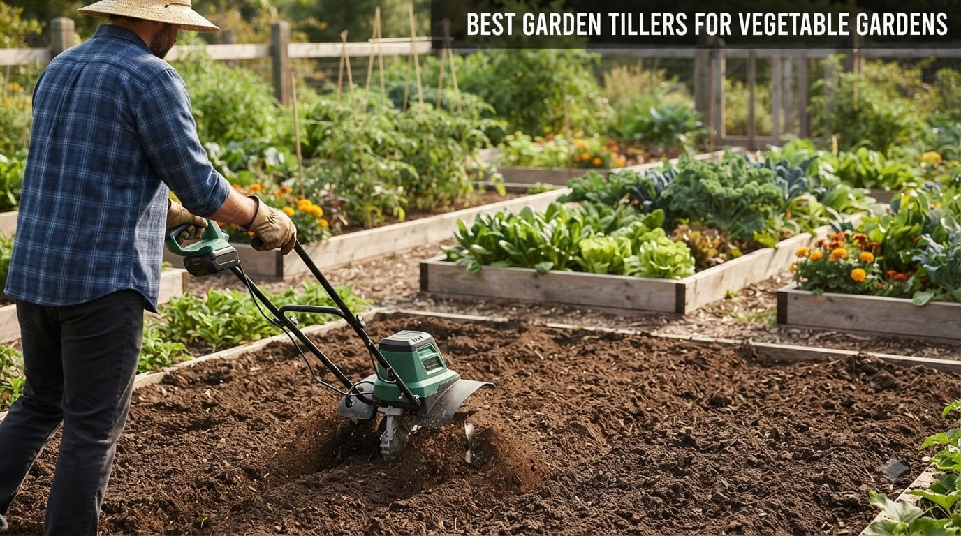 best garden tillers for vegetable gardens