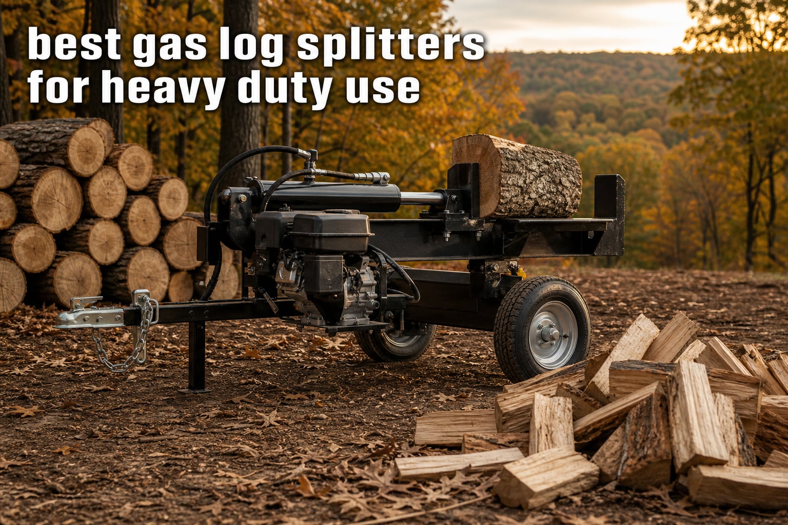 best gas log splitters for heavy duty use