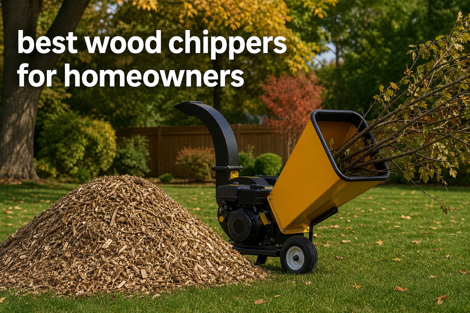 best wood chippers for homeowners