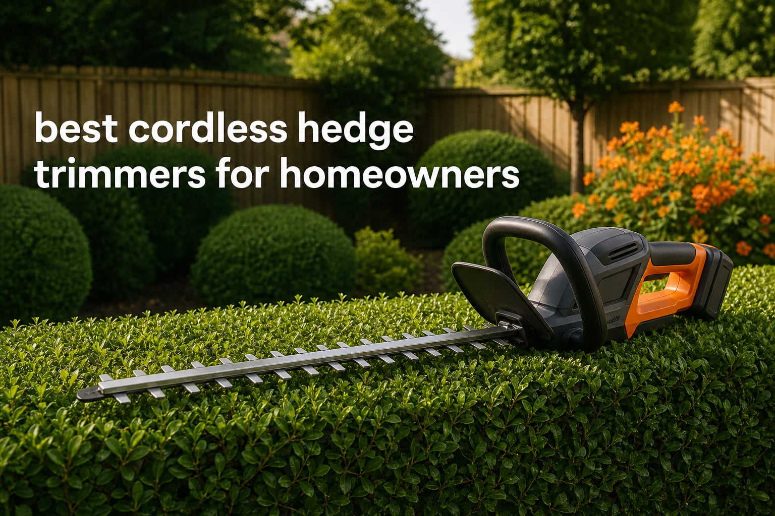 best cordless hedge trimmers for homeowners