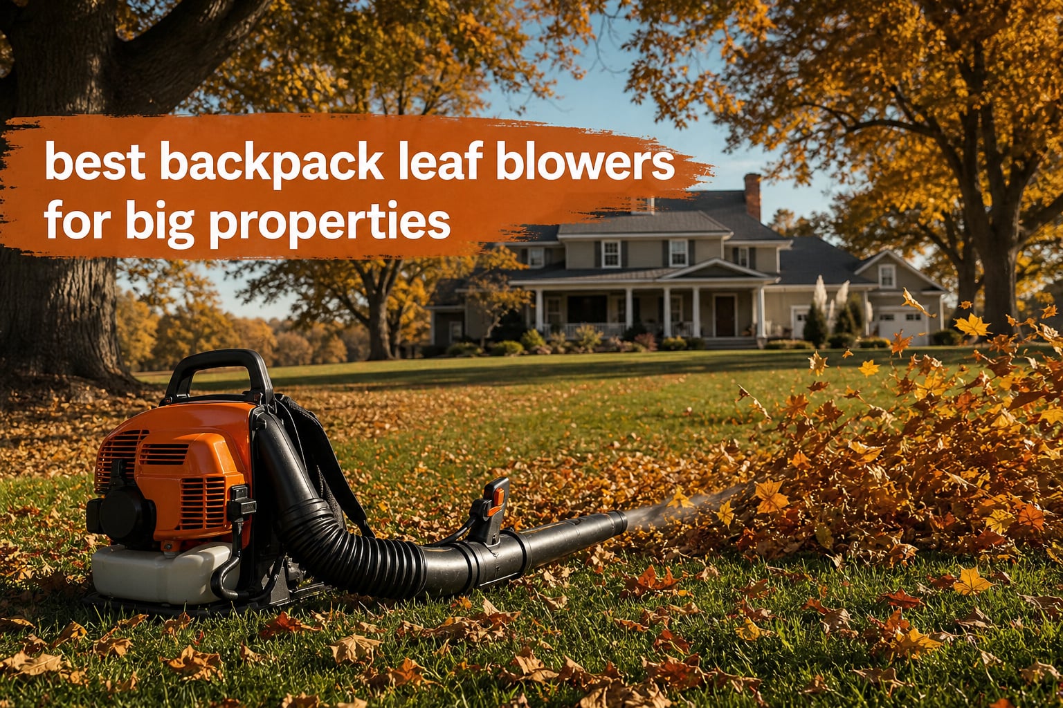 best backpack leaf blowers for big properties
