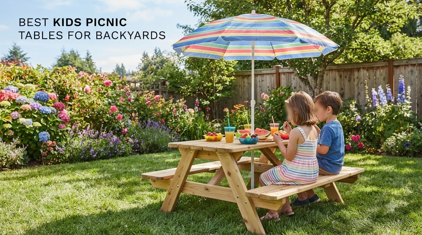 best kids picnic tables for backyards