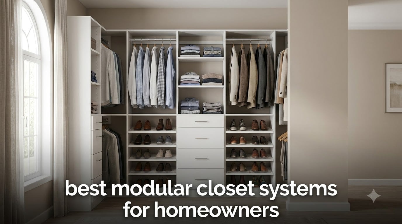 best modular closet systems for homeowners