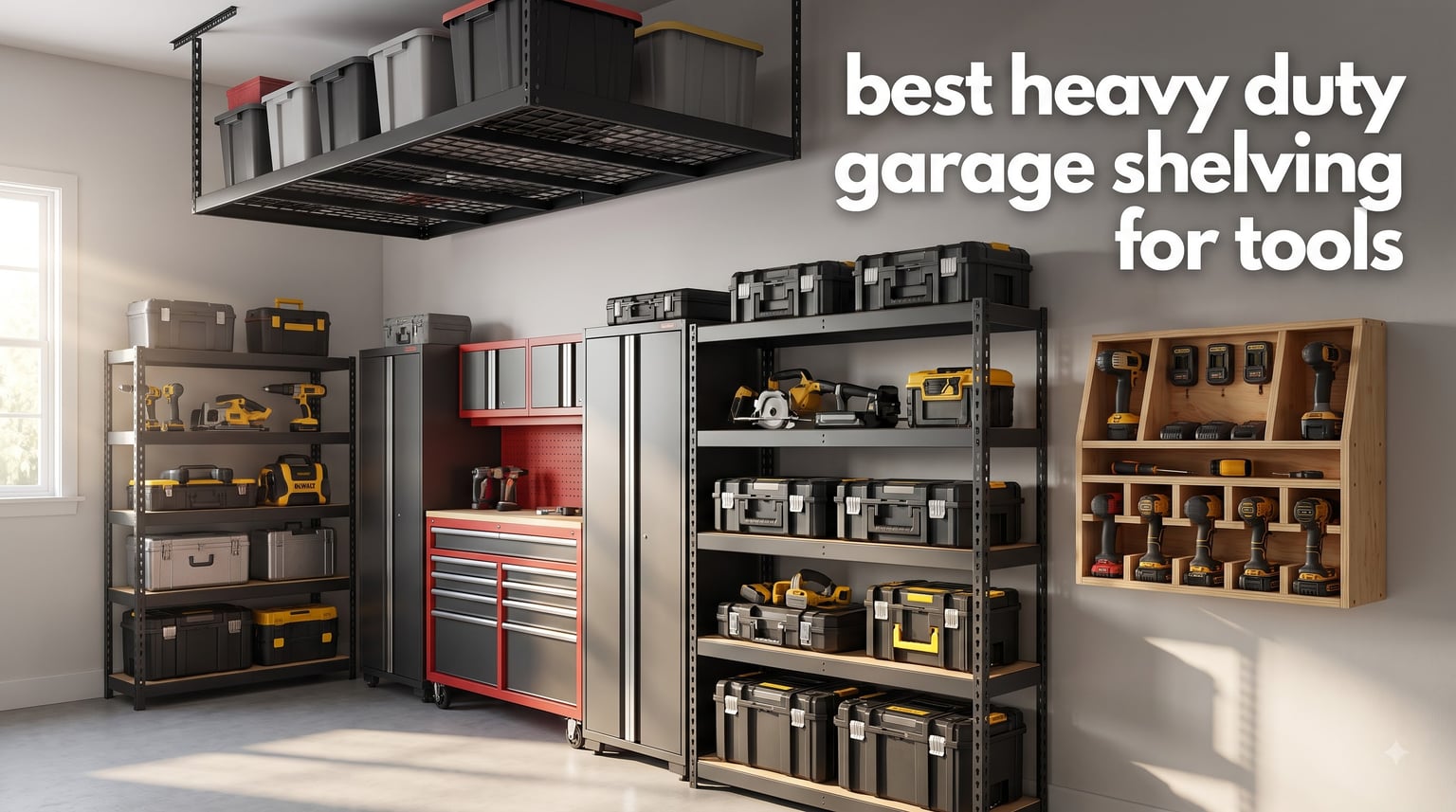 best heavy duty garage shelving for tools