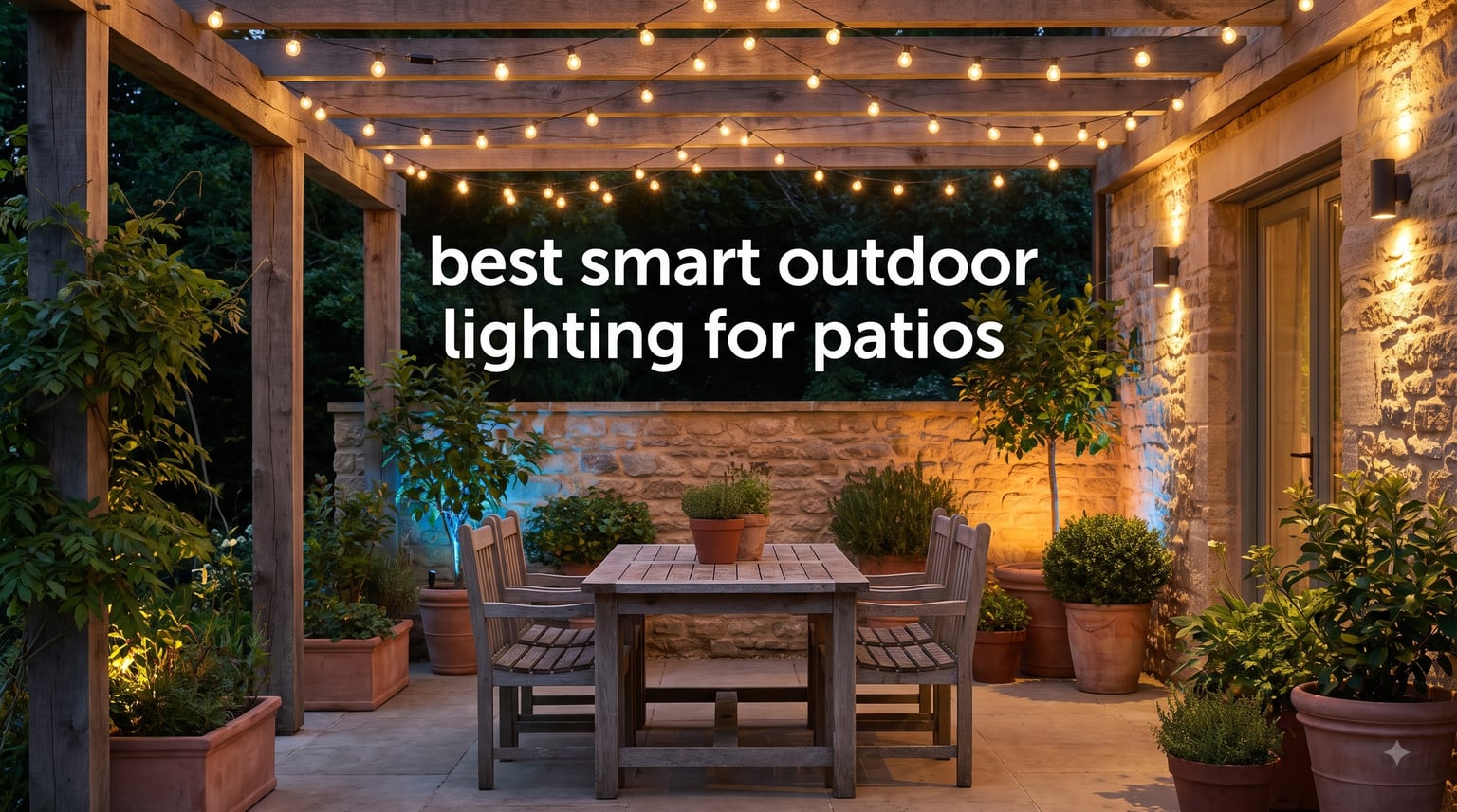 best smart outdoor lighting for patios