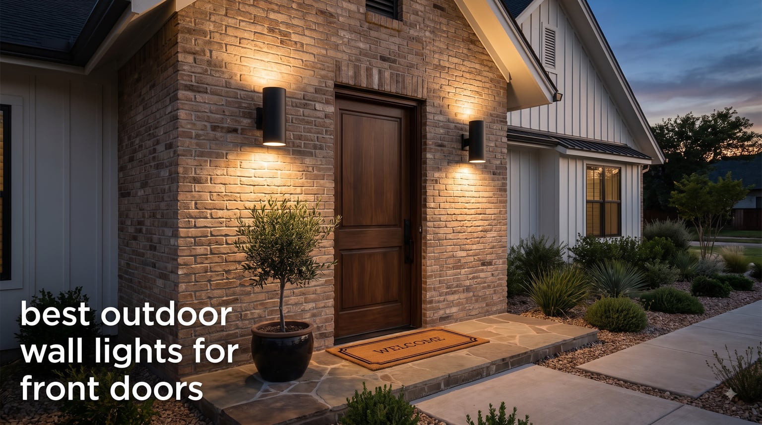 best outdoor wall lights for front doors