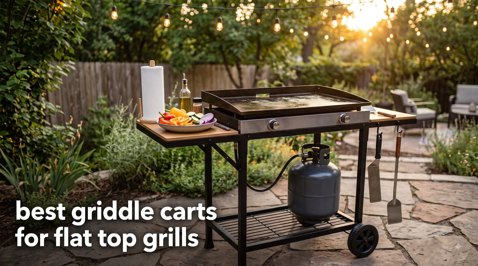 best griddle carts for flat top grills