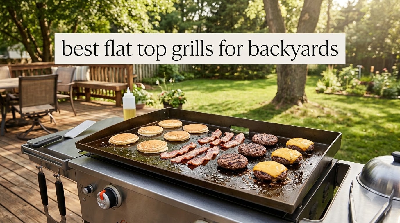 best flat top grills for backyards