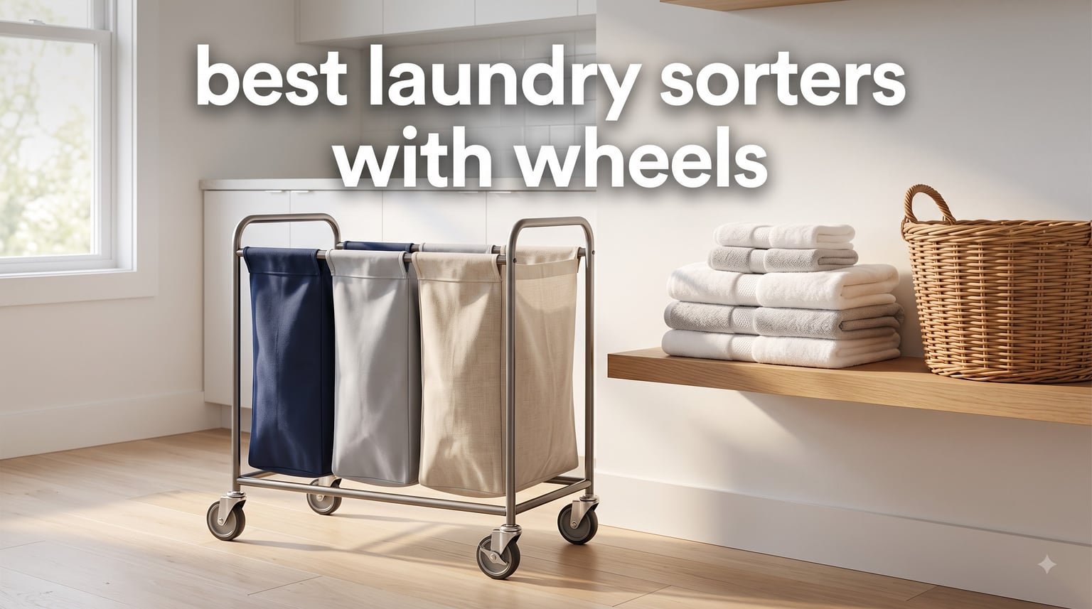 best laundry sorters with wheels