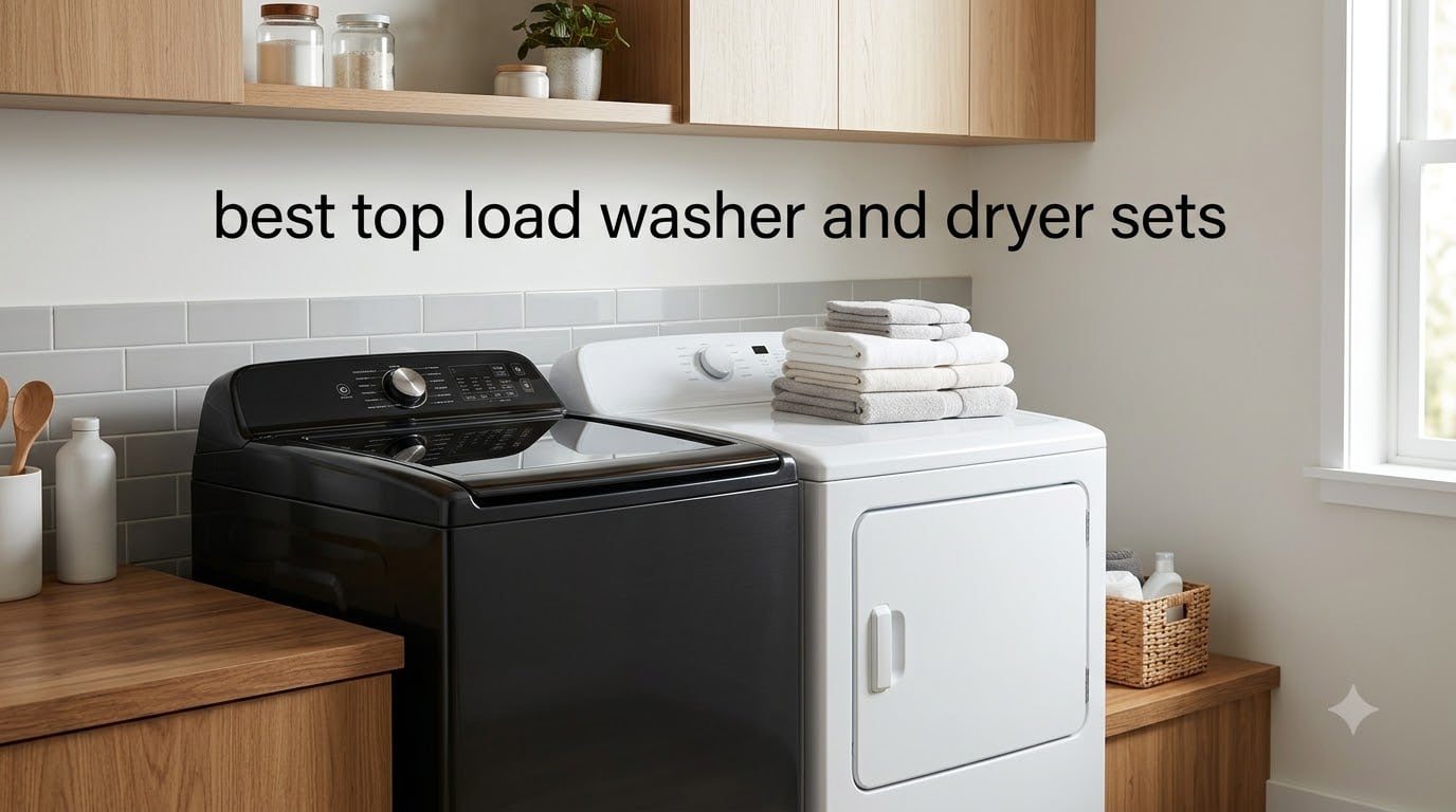best top load washer and dryer sets