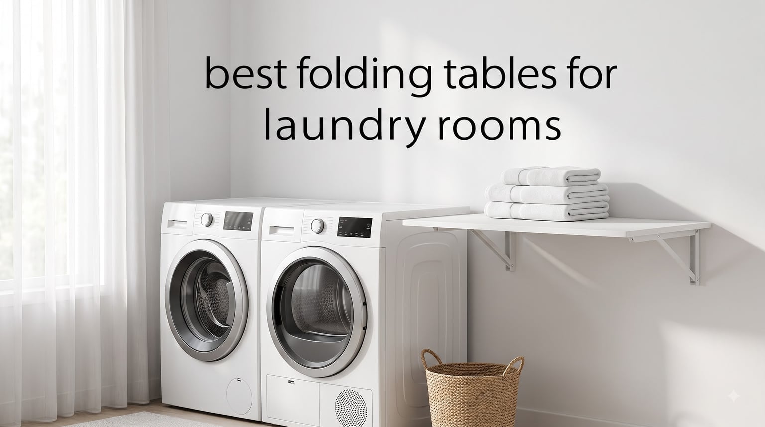 best folding tables for laundry rooms