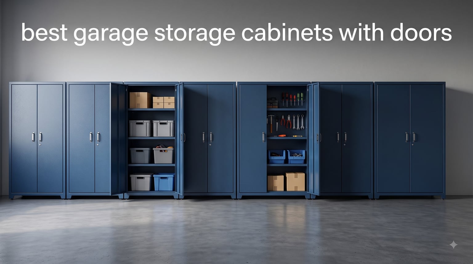 best garage storage cabinets with doors