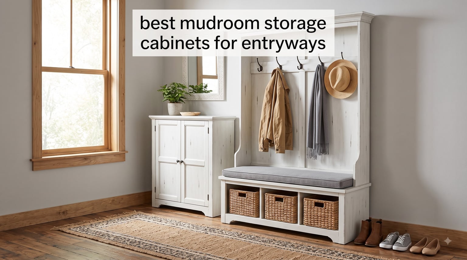best mudroom storage cabinets for entryways
