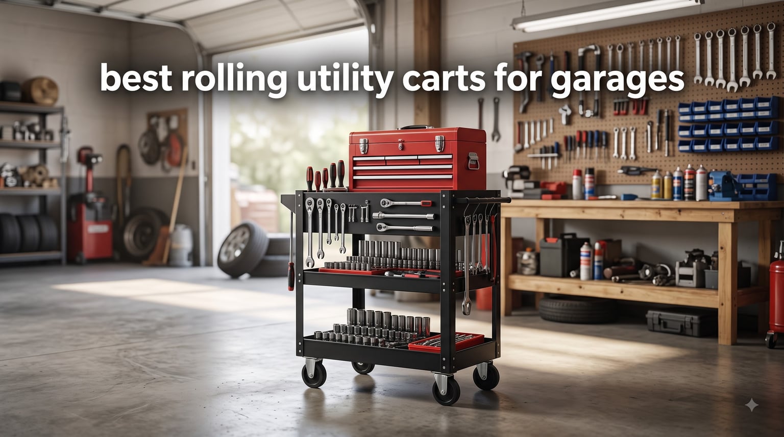 best rolling utility carts for garages