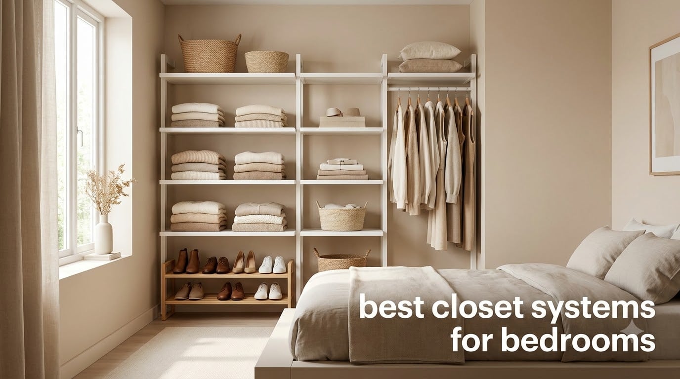 best closet systems for bedrooms
